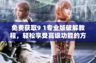免费获取9 1专业版破解教程，轻松享受高级功能的方法