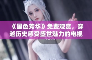 《国色芳华》免费观赏，穿越历史感受盛世魅力的电视剧之旅
