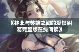 《林北与苏婉之间的爱恨纠葛完整版在线阅读》