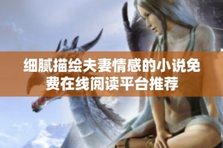 细腻描绘夫妻情感的小说免费在线阅读平台推荐