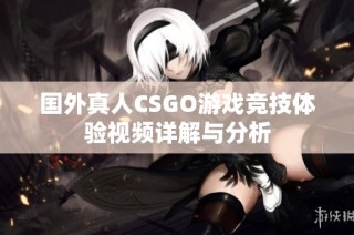 国外真人CSGO游戏竞技体验视频详解与分析