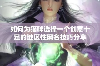 如何为猫咪选择一个创意十足的地区性网名技巧分享