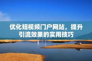 优化短视频门户网站，提升引流效果的实用技巧