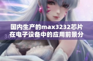 国内生产的max3232芯片在电子设备中的应用前景分析