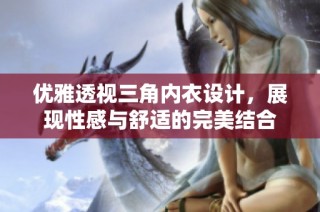 优雅透视三角内衣设计，展现性感与舒适的完美结合