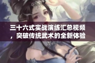 三十六式实战演练汇总视频，突破传统武术的全新体验
