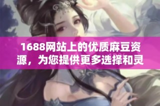 1688网站上的优质麻豆资源，为您提供更多选择和灵感