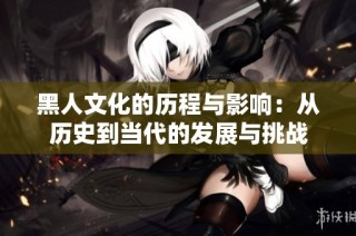 黑人文化的历程与影响：从历史到当代的发展与挑战