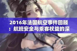 2016年法国航空事件回顾：航班安全与乘客权益的深思考
