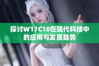 探讨W17C18在现代科技中的应用与发展趋势