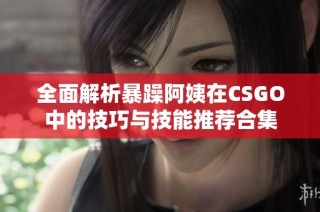 全面解析暴躁阿姨在CSGO中的技巧与技能推荐合集