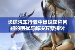 长途汽车行驶中出现轮杆问题的困扰与解决方案探讨
