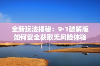 全新玩法揭秘：9·1破解版如何安全获取无风险体验