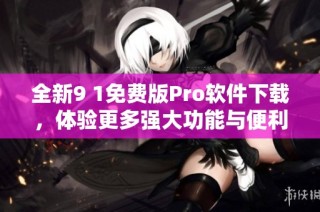 全新9 1免费版Pro软件下载，体验更多强大功能与便利服务
