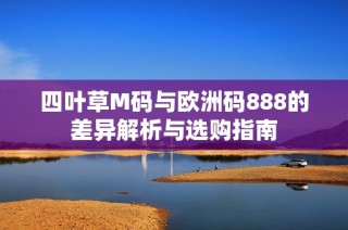 四叶草M码与欧洲码888的差异解析与选购指南