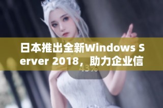 日本推出全新Windows Server 2018，助力企业信息化进程