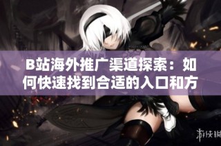 B站海外推广渠道探索：如何快速找到合适的入口和方法