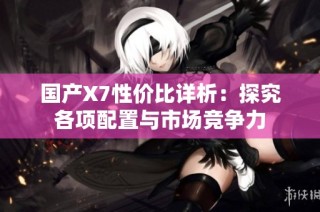 国产X7性价比详析：探究各项配置与市场竞争力