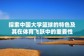 探索中国大学篮球的特色及其在体育飞跃中的重要性