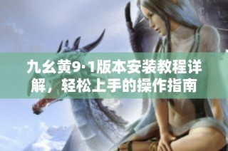 九幺黄9·1版本安装教程详解，轻松上手的操作指南
