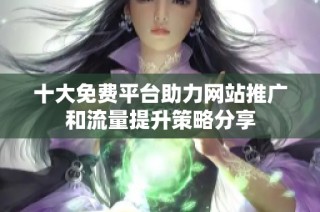 十大免费平台助力网站推广和流量提升策略分享