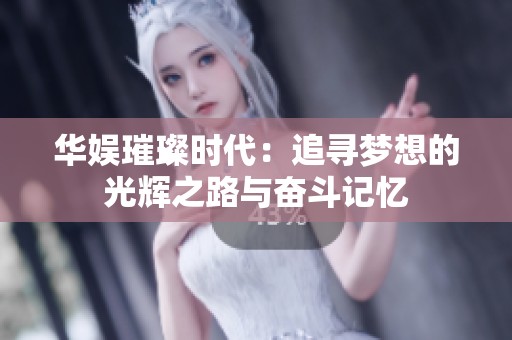 华娱璀璨时代：追寻梦想的光辉之路与奋斗记忆
