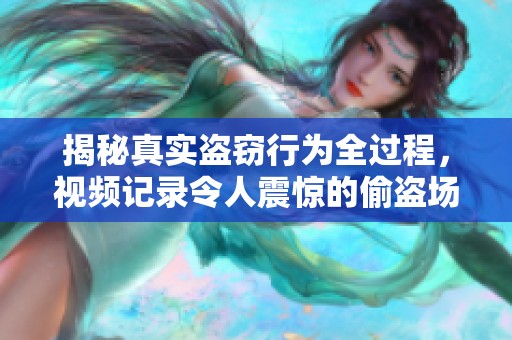 揭秘真实盗窃行为全过程，视频记录令人震惊的偷盗场景