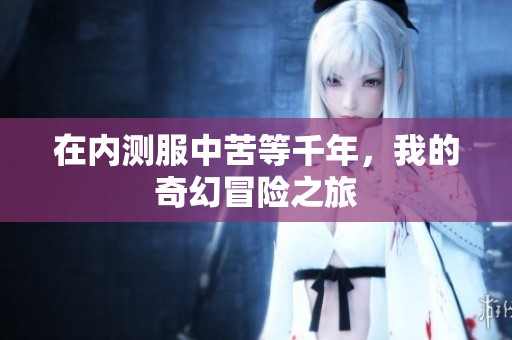 在内测服中苦等千年，我的奇幻冒险之旅