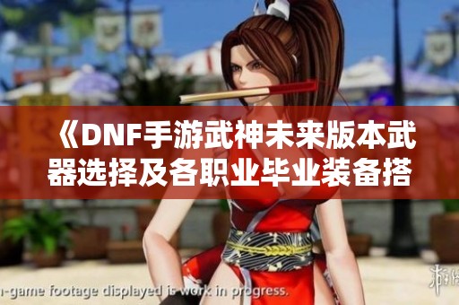《DNF手游武神未来版本武器选择及各职业毕业装备搭配解析》