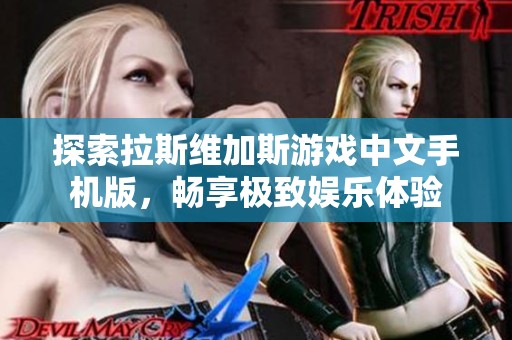 探索拉斯维加斯游戏中文手机版，畅享极致娱乐体验