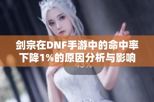 剑宗在DNF手游中的命中率下降1%的原因分析与影响探讨