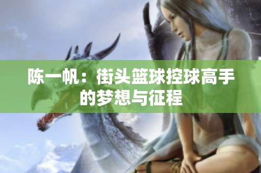 陈一帆：街头篮球控球高手的梦想与征程