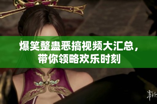 爆笑整蛊恶搞视频大汇总，带你领略欢乐时刻