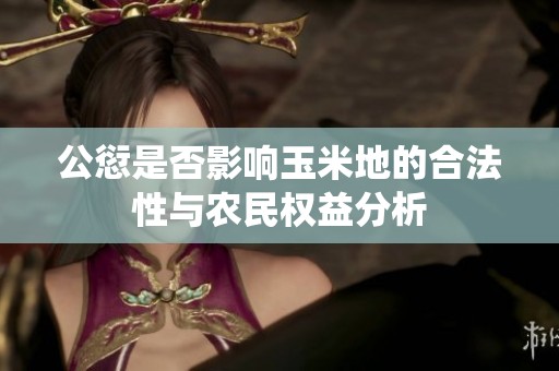 公愆是否影响玉米地的合法性与农民权益分析
