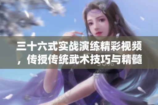 三十六式实战演练精彩视频，传授传统武术技巧与精髓