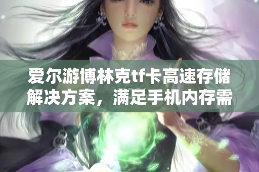 爱尔游博林克tf卡高速存储解决方案，满足手机内存需求
