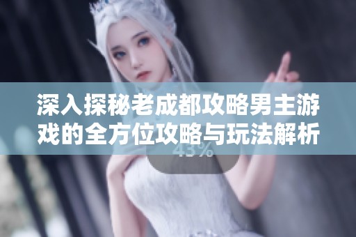 深入探秘老成都攻略男主游戏的全方位攻略与玩法解析