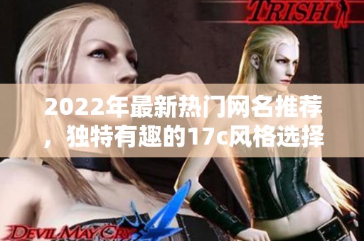 2022年最新热门网名推荐，独特有趣的17c风格选择