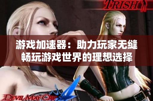 游戏加速器：助力玩家无缝畅玩游戏世界的理想选择