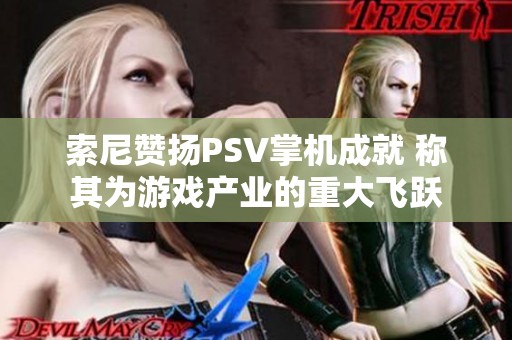 索尼赞扬PSV掌机成就 称其为游戏产业的重大飞跃