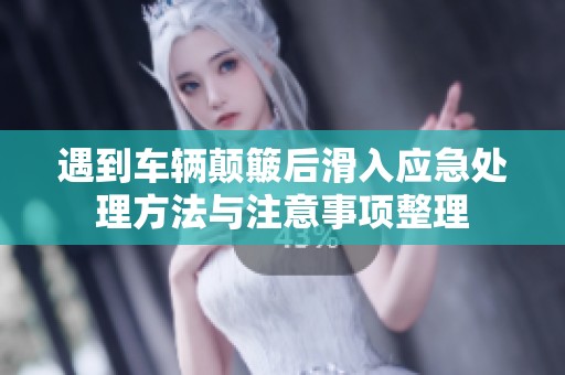 遇到车辆颠簸后滑入应急处理方法与注意事项整理