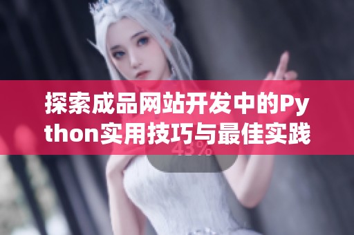 探索成品网站开发中的Python实用技巧与最佳实践