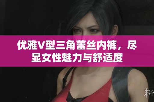 优雅V型三角蕾丝内裤，尽显女性魅力与舒适度