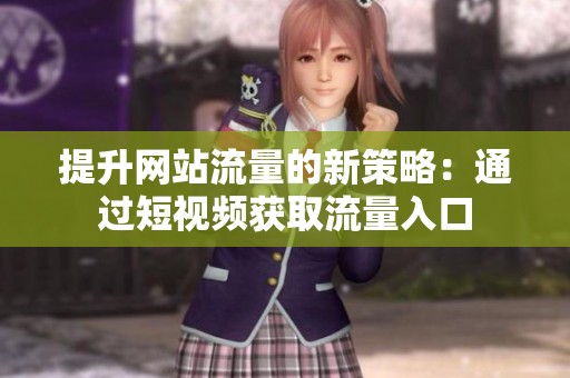 提升网站流量的新策略：通过短视频获取流量入口