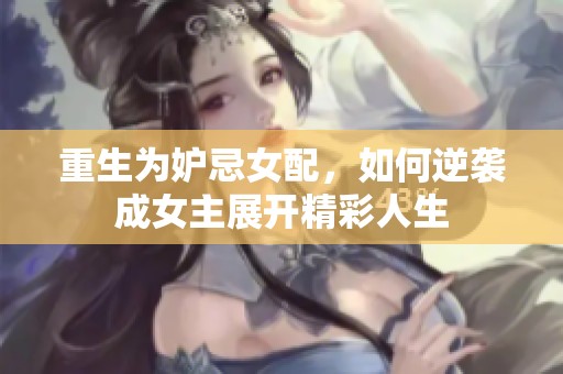 重生为妒忌女配，如何逆袭成女主展开精彩人生