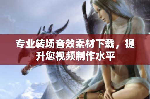 专业转场音效素材下载，提升您视频制作水平