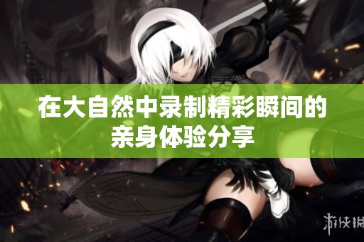 在大自然中录制精彩瞬间的亲身体验分享