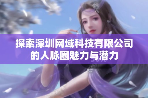 探索深圳网域科技有限公司的人脉圈魅力与潜力