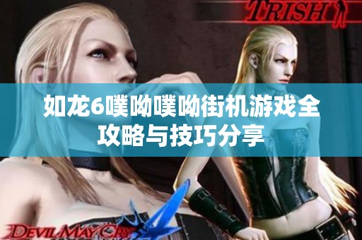 如龙6噗呦噗呦街机游戏全攻略与技巧分享