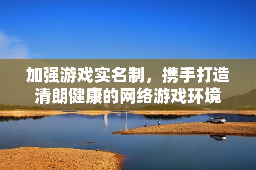 加强游戏实名制，携手打造清朗健康的网络游戏环境
